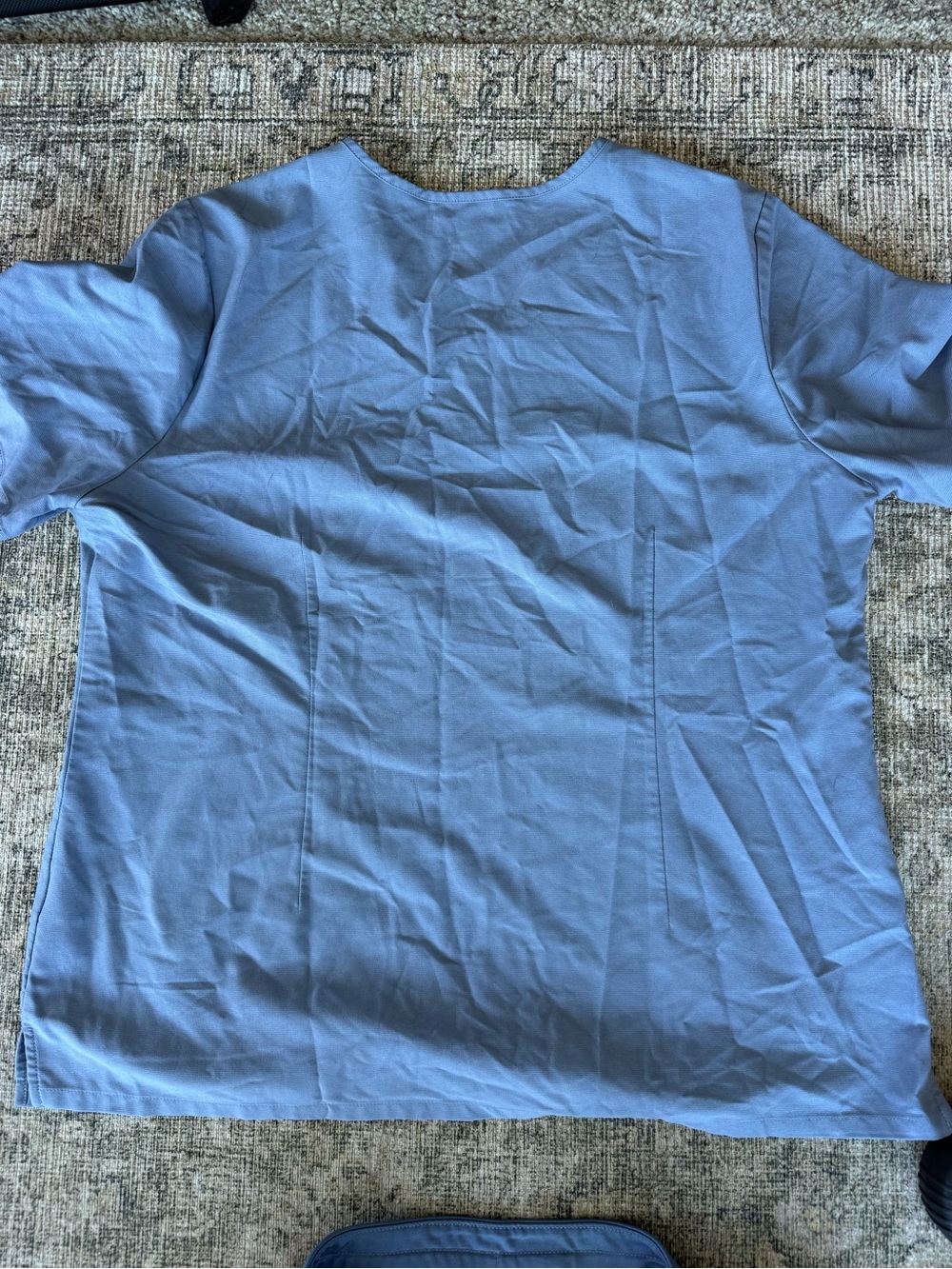 FIGS Vapor Light Blue Srub Set Nurse Medical XL Top Large Petite Bottoms 2 Piece - Picture 7 of 8